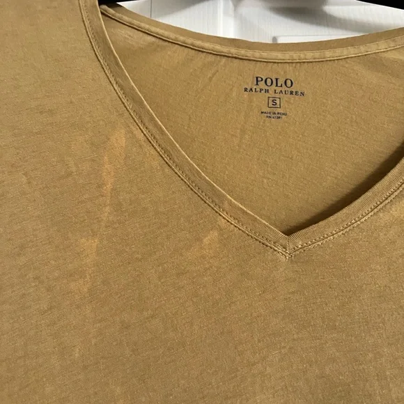 Beige polo Ralph Lauren top. - Picture 3 of 4